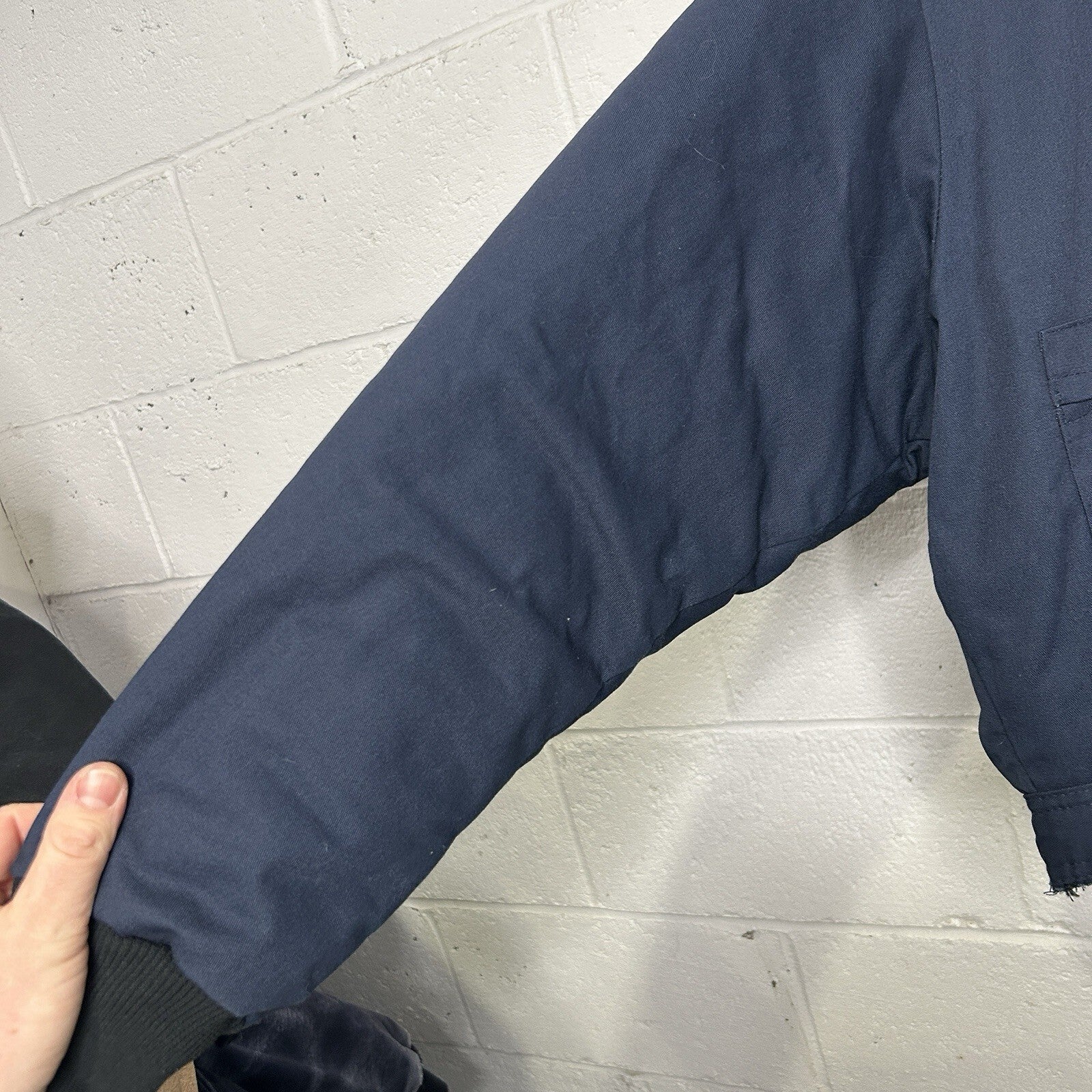 Vintage Carhartt Coverall Cropped Jacket “Navy” Detroit Style