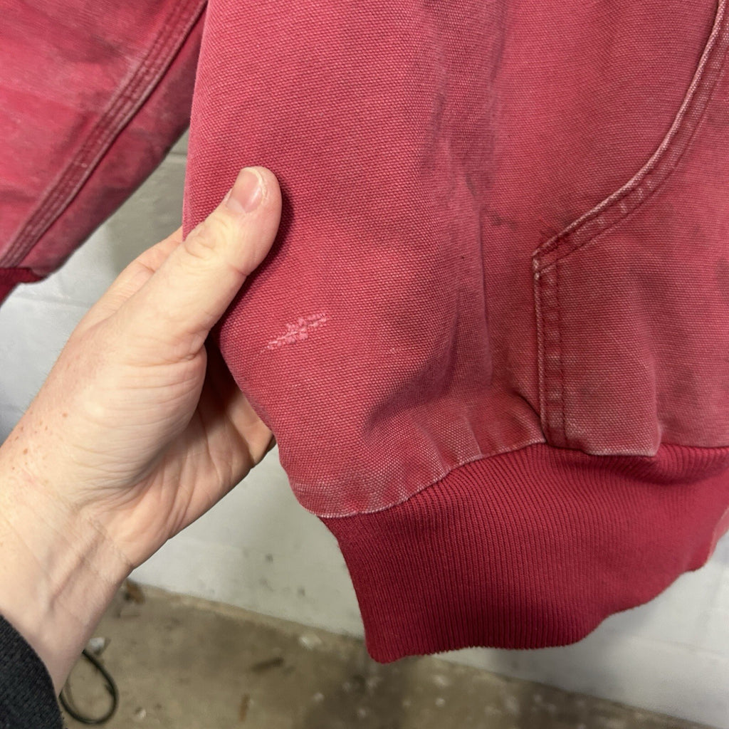 Y2K Carhartt Quilted Hooded Jacket “Crabapple Pink” WJ130 624 Women’s 2XL