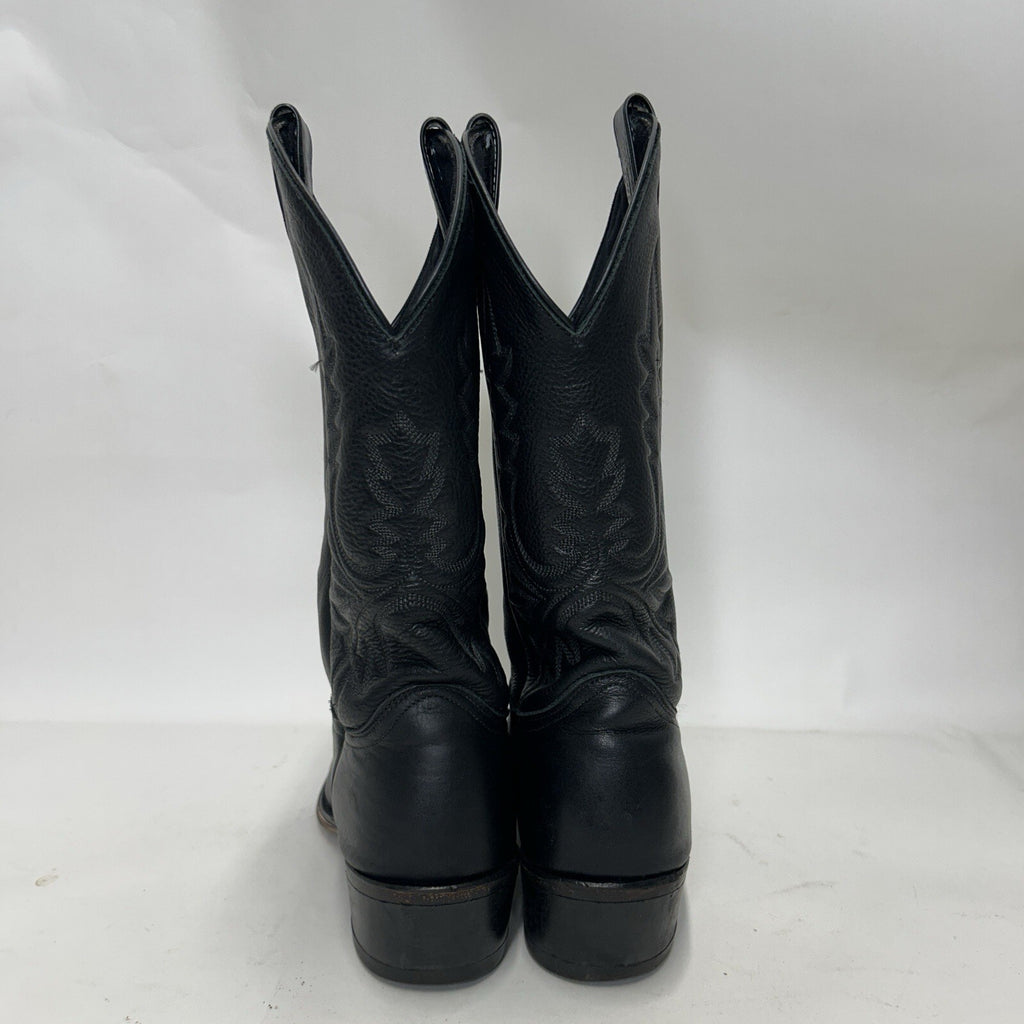 Vintage Abilene Cowhide Western Cowboy Boots “Black” Men’s 11.5D