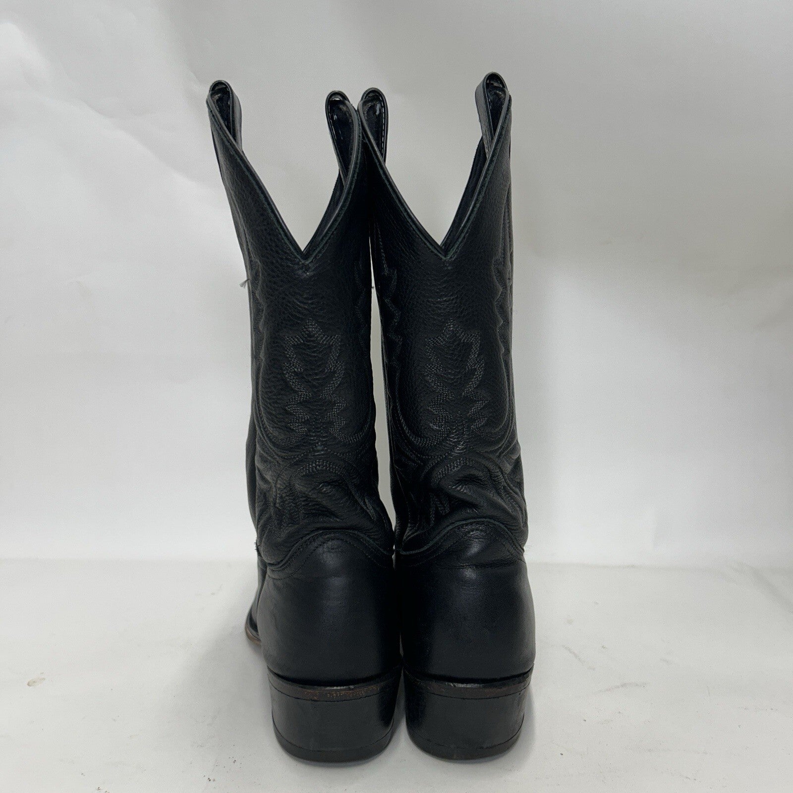 Vintage Abilene Cowhide Western Cowboy Boots “Black” Men’s 11.5D