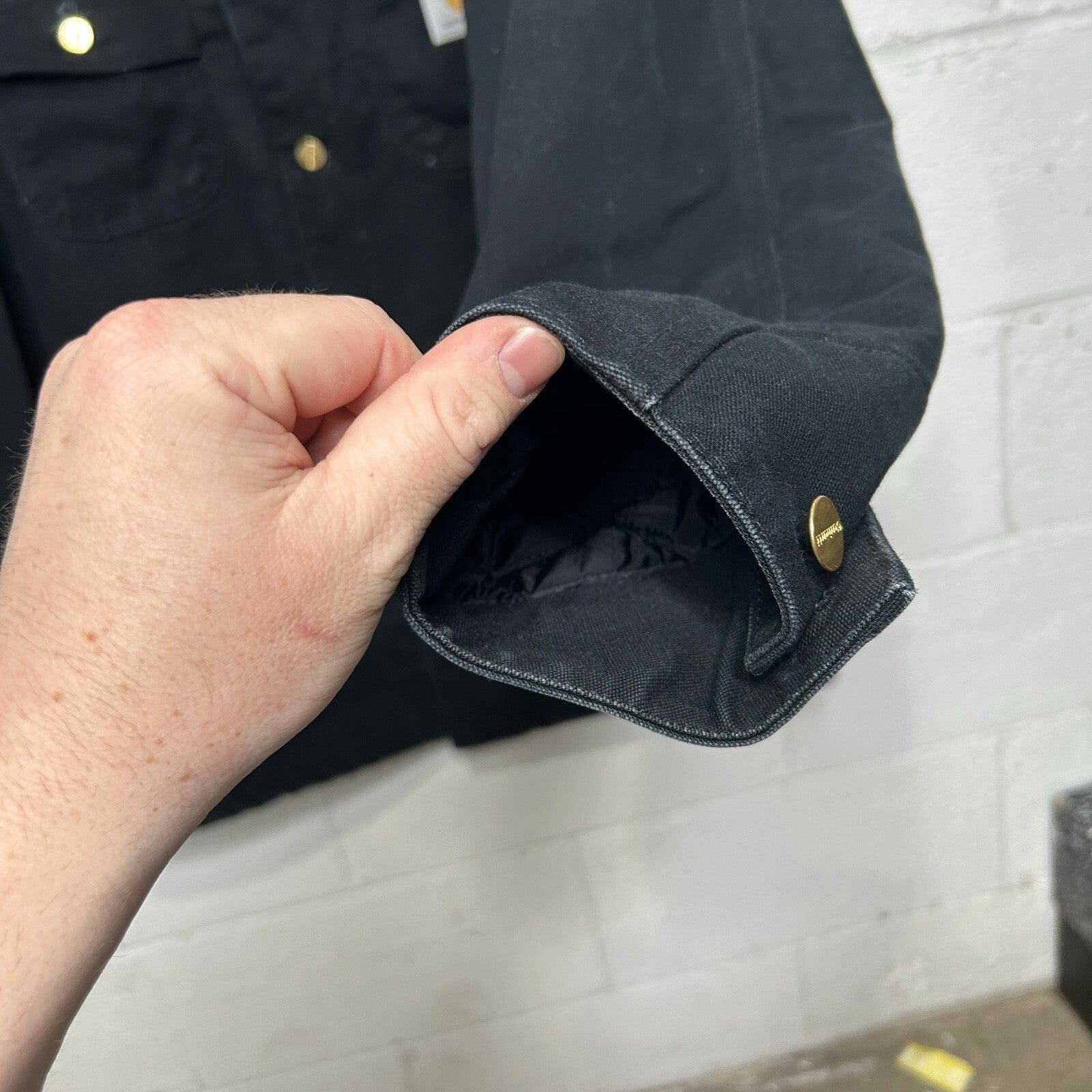 Vintage Carhartt Blanket-Lined Chore Coat “Black” C01 BLK Men’s X-Large