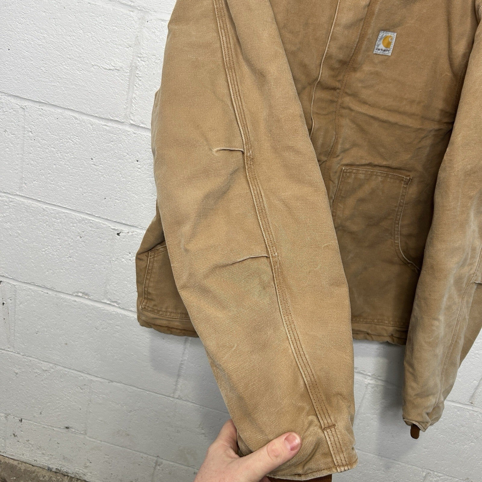 Vintage Carhartt Quilted Traditional Artic Jacket “Brown” J02 BRN Men’s Large