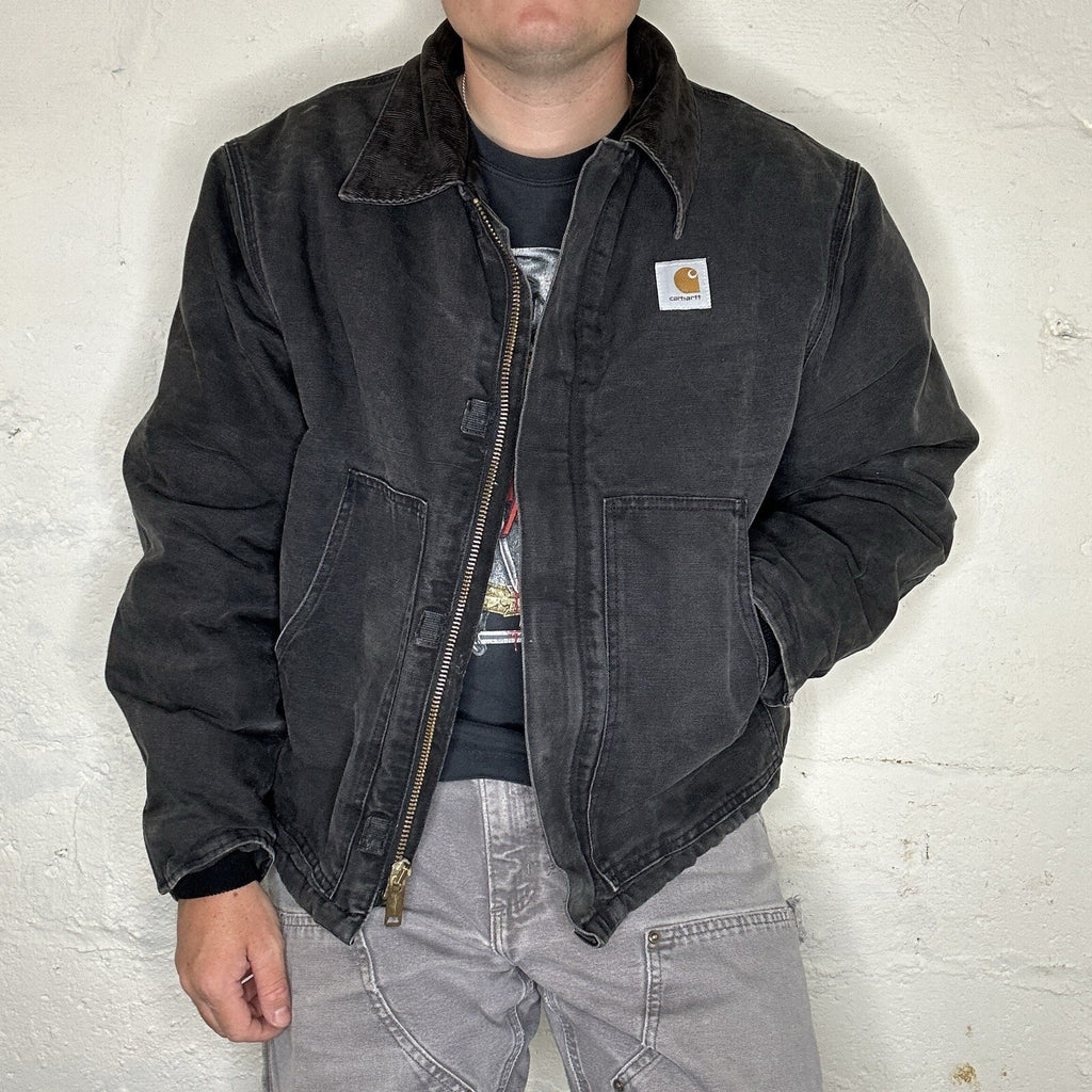 Vintage Carhartt Quilted Artic Jacket “Black” JQ185/J02 BLK Men’s X-Large