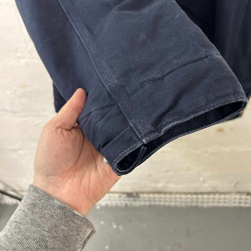 Y2K Carhartt Blanketed Detroit Jacket Budweiser “Dark Navy” J209 DNY Men’s XL