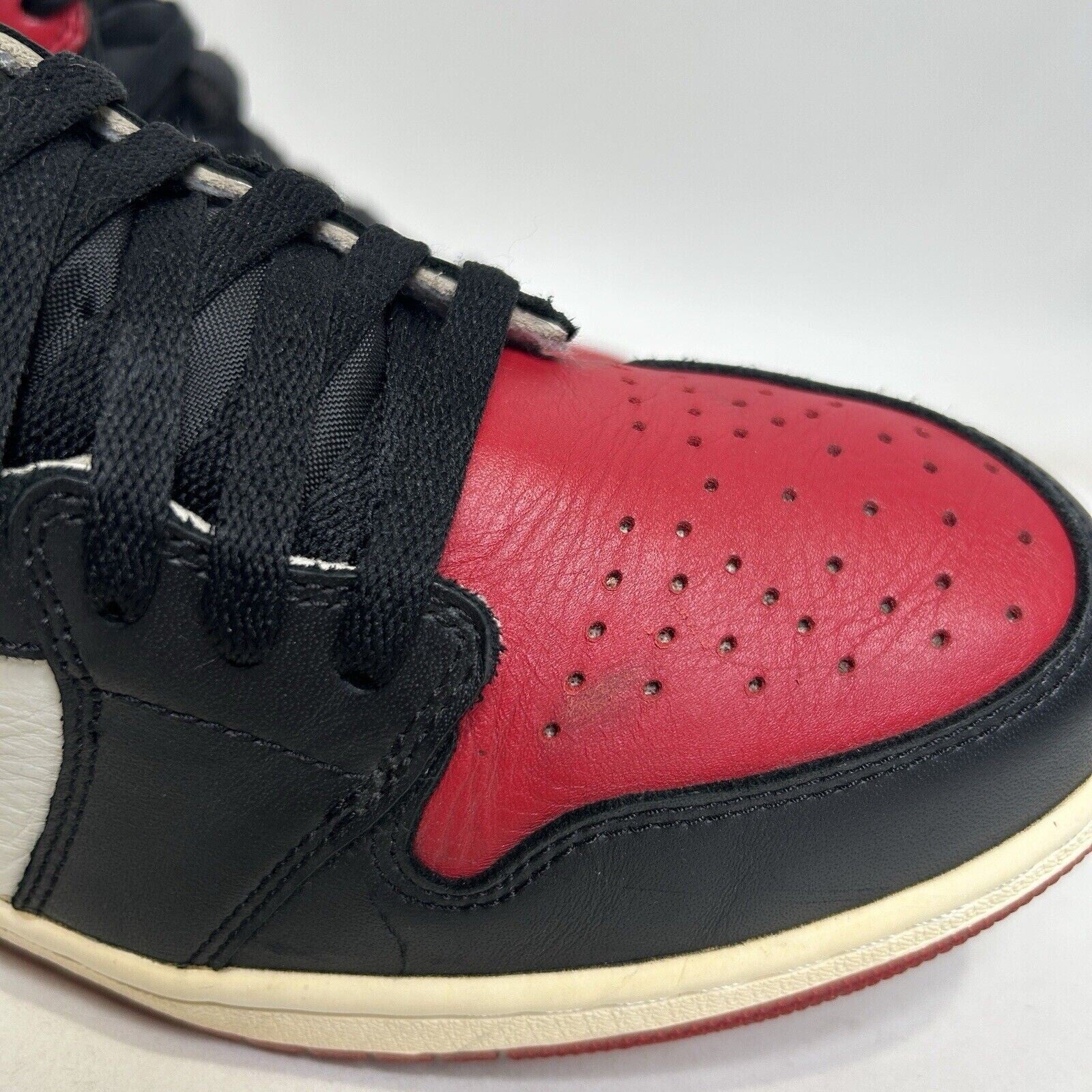 Nike Shoes Air Jordan 1 Retro OG High “Bred Toe/Chicago” 555088–610 Men’s 9.5