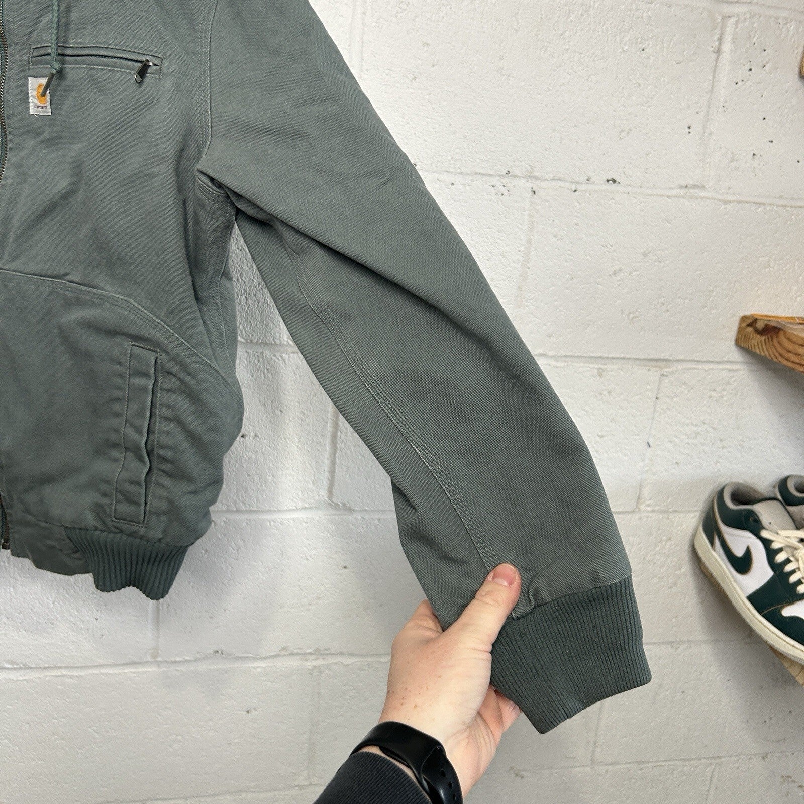 Carhartt Sherpa-Lined Wildwood Jacket “Balsam Green” 100815 G02 Women’s Small