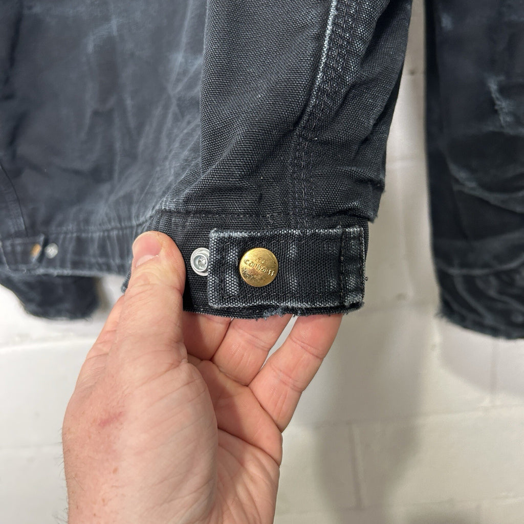 Vintage Carhartt Blanket-Lined Detroit Jacket “Black” Leupold J001 BLK Men’s L
