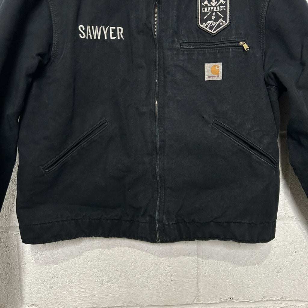 Y2K Carhartt Blanket-Lined Detroit Jacket “Black” J001 BLK Men’s Large