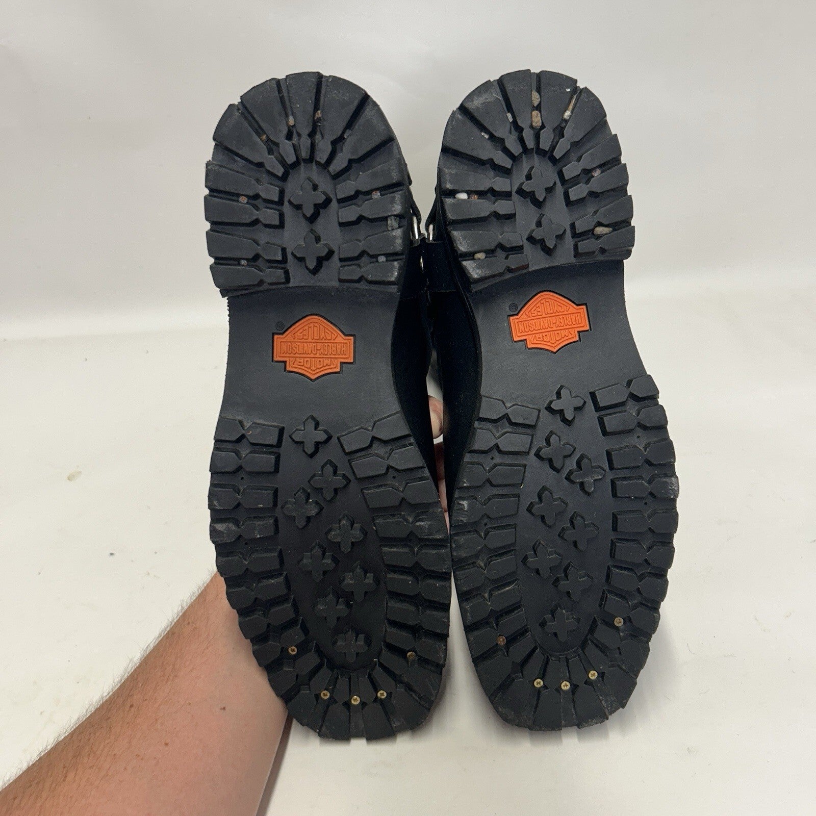 Vintage Harley-Davidson Motorcycle Flame Logo Boots “Black” 91055 Men’s 11