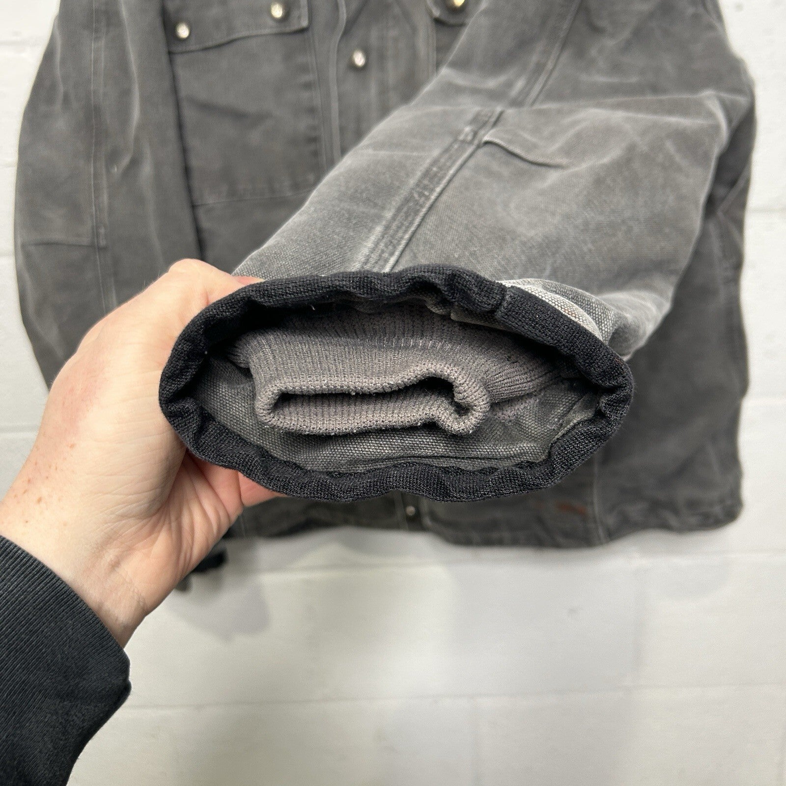 Carhartt Canvas Quilted Tractor Jacket “Gravel/Grey” 103194-GVL Men’s X-Large