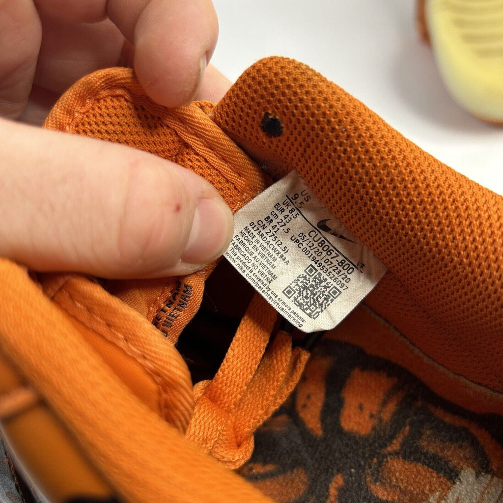 Nike Air Force 1 Low “Orange Skeleton Halloween” 2020 CU8067-800 Men’s 9.5 Worn