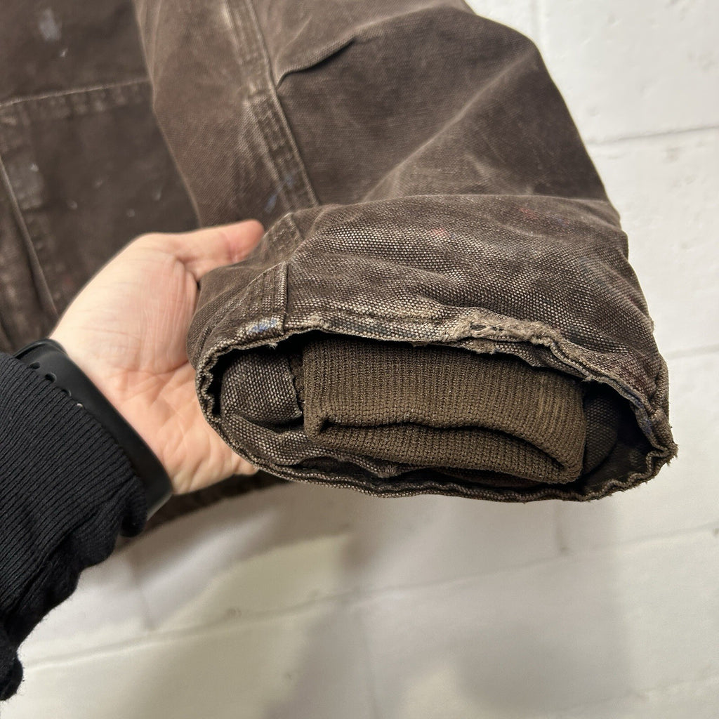 Vintage Carhartt Quilted Traditional Jacket “Dark Brown” J22 DKB Men’s X-Large