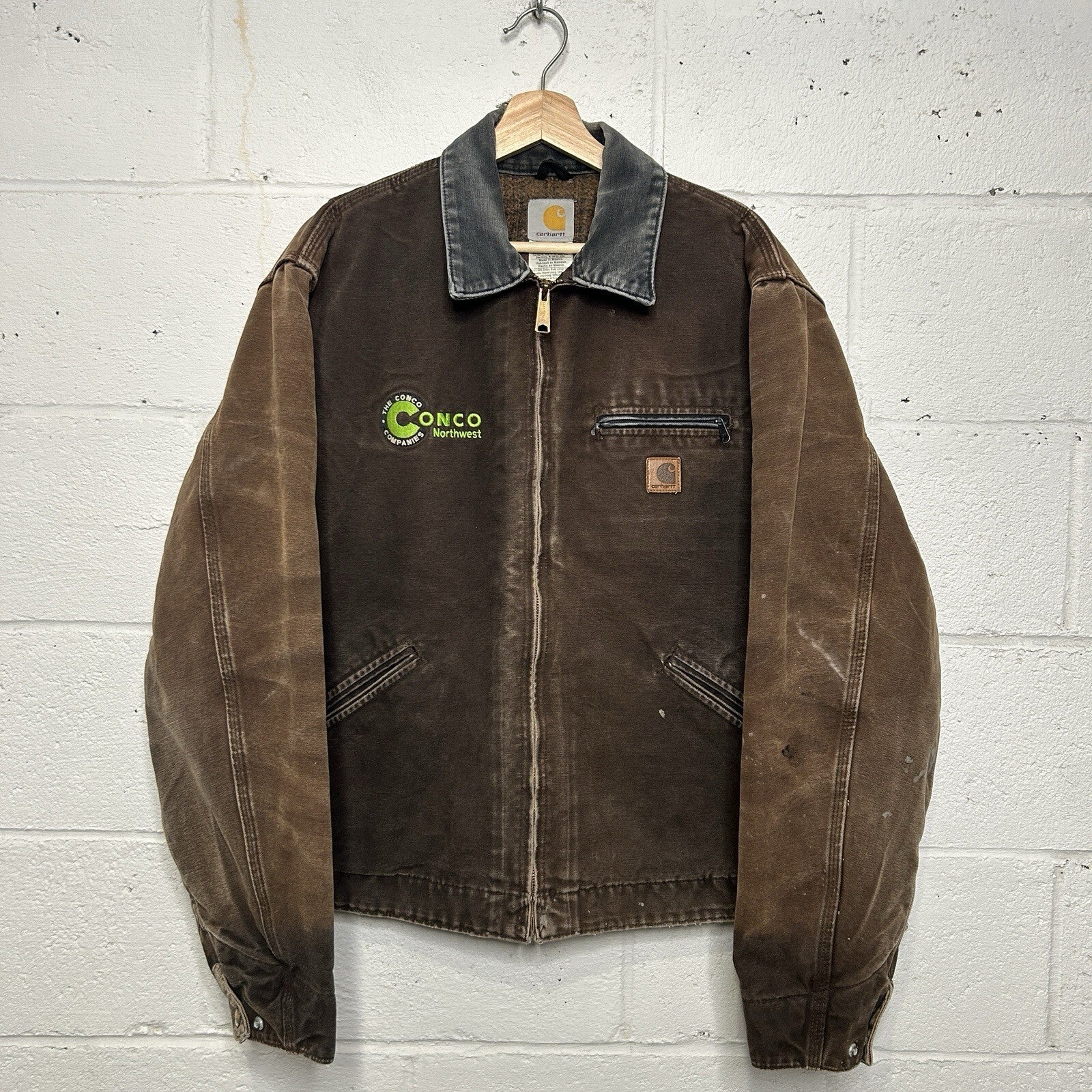 Vintage Carhartt Blanket-Lined Detroit Jacket “Dark Brown” J97 DKB Men’s Large