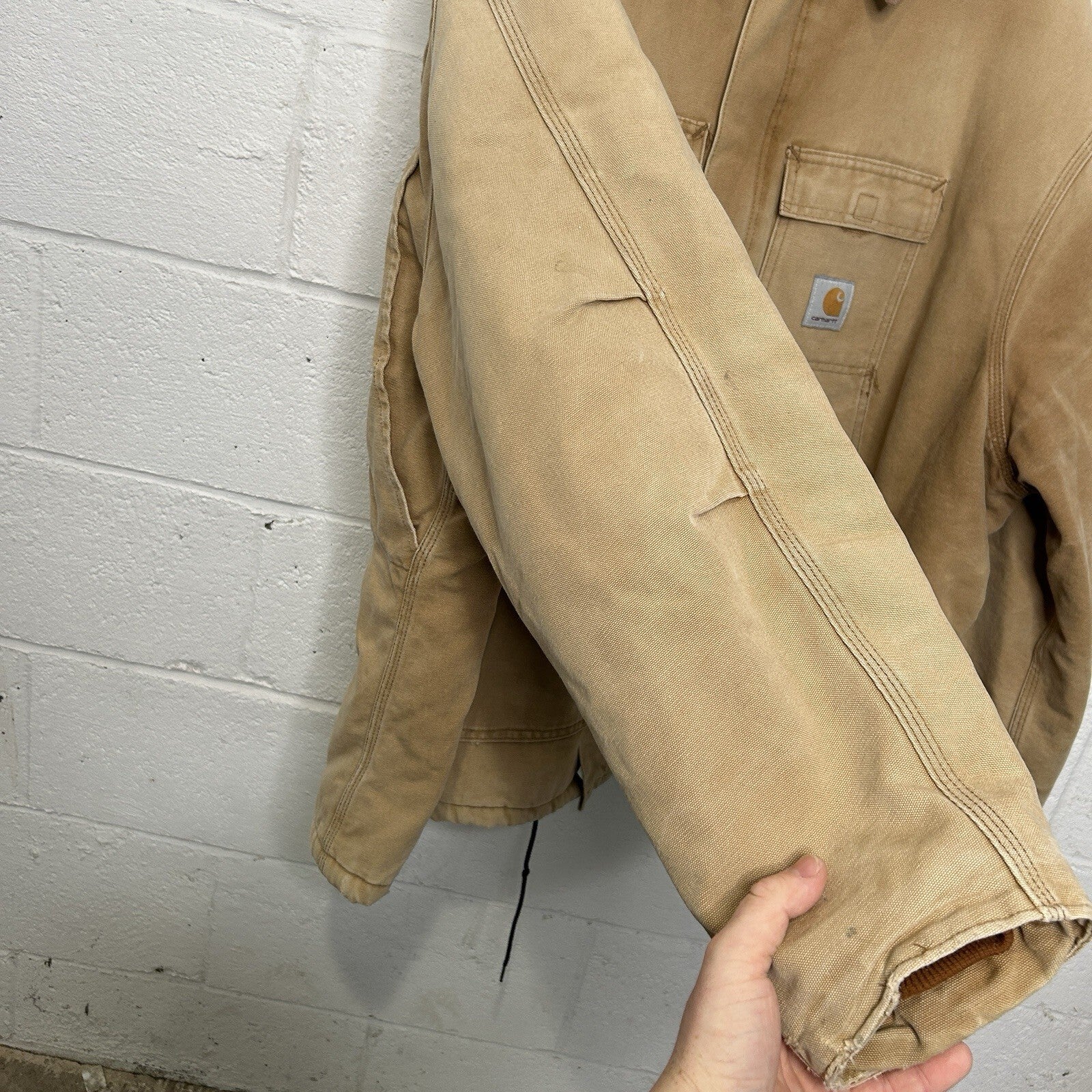 Vintage Carhartt Quilted Artic Jacket “Brown” CQ186 Men’s 2XL