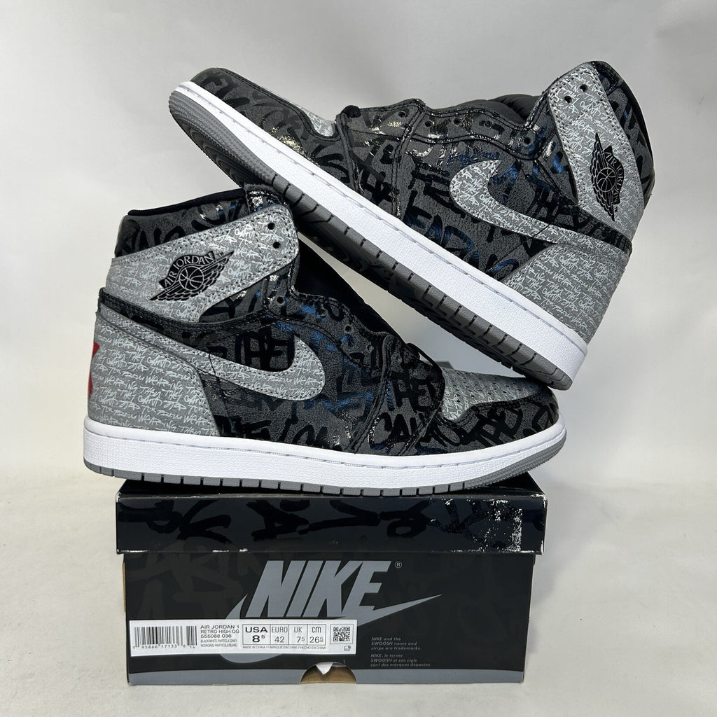Nike Air Jordan 1 OG High “Rebellionaire/Grey Black” 555088-036 Men’s 8.5 New