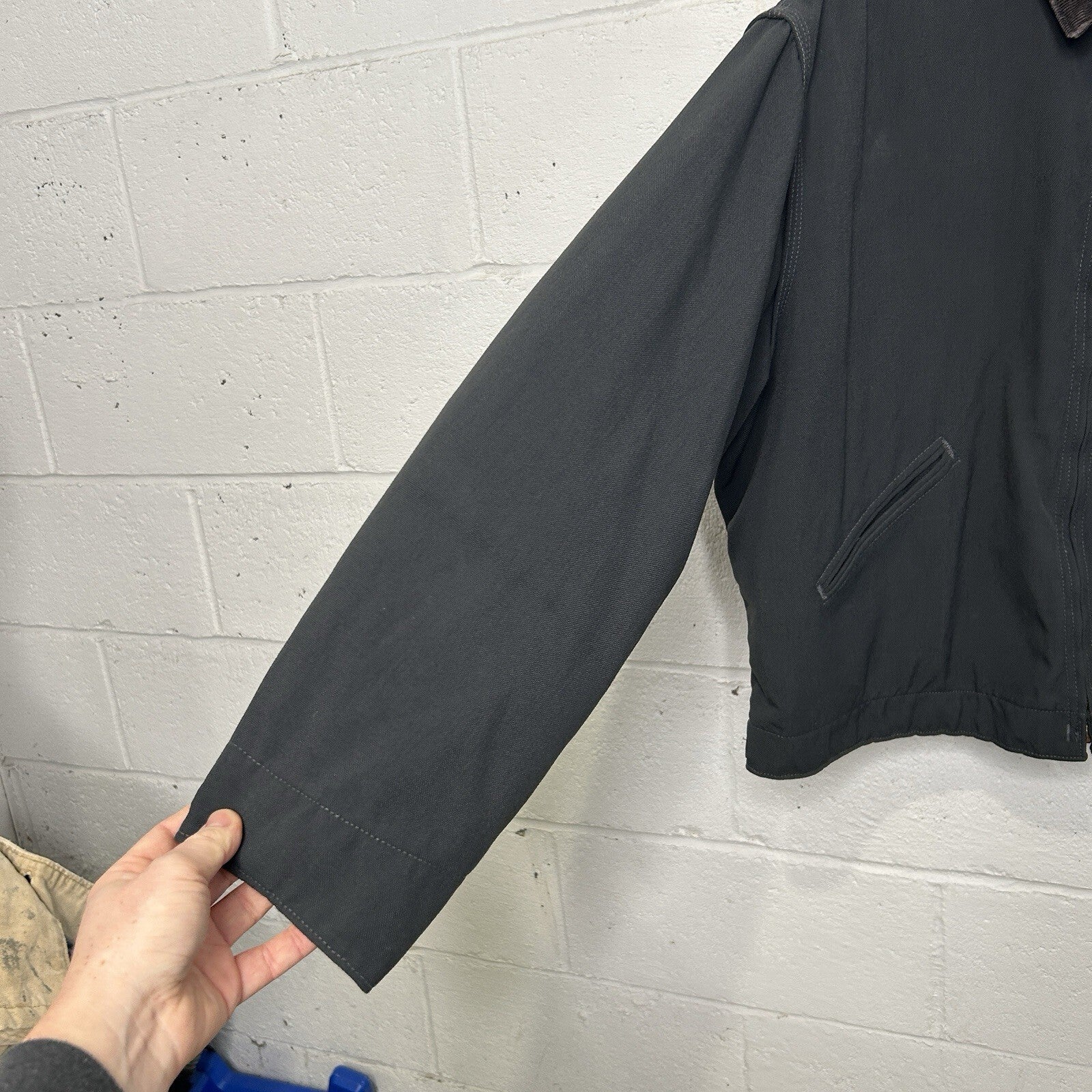 Vintage Carhartt Blanket-Lined Detroit Jacket “Charcoal” J128 CHR Men’s X-Large