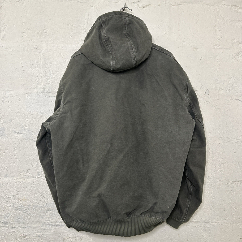 Vintage Carhartt Quilted Hooded Active Jacket “Sage” J142 SAG Men’s X-Large
