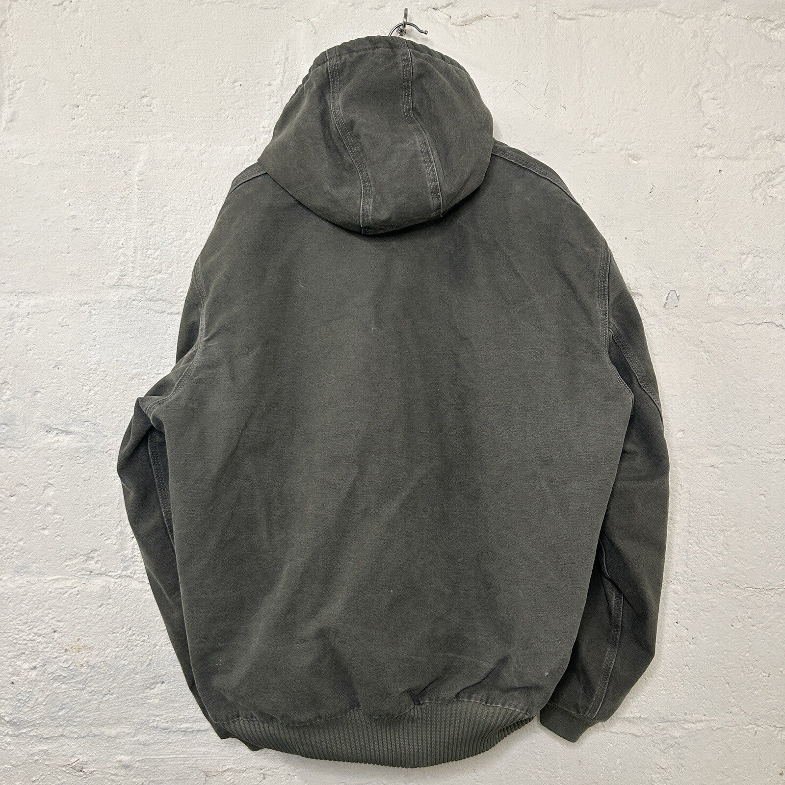 Vintage Carhartt Quilted Hooded Active Jacket “Sage” J142 SAG Men’s X-Large