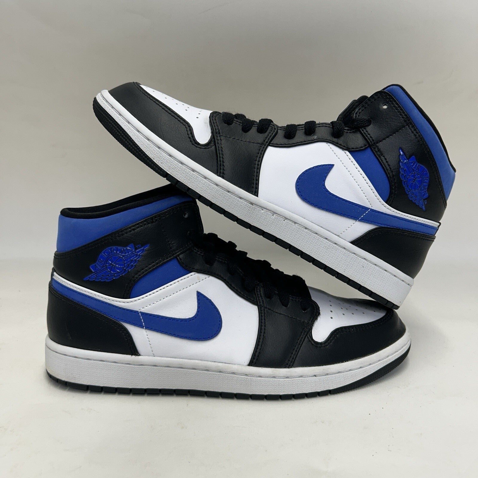 Nike Air Jordan 1 Mid Retro “Racer Blue White Black” 554724-140 Men’s 10.5