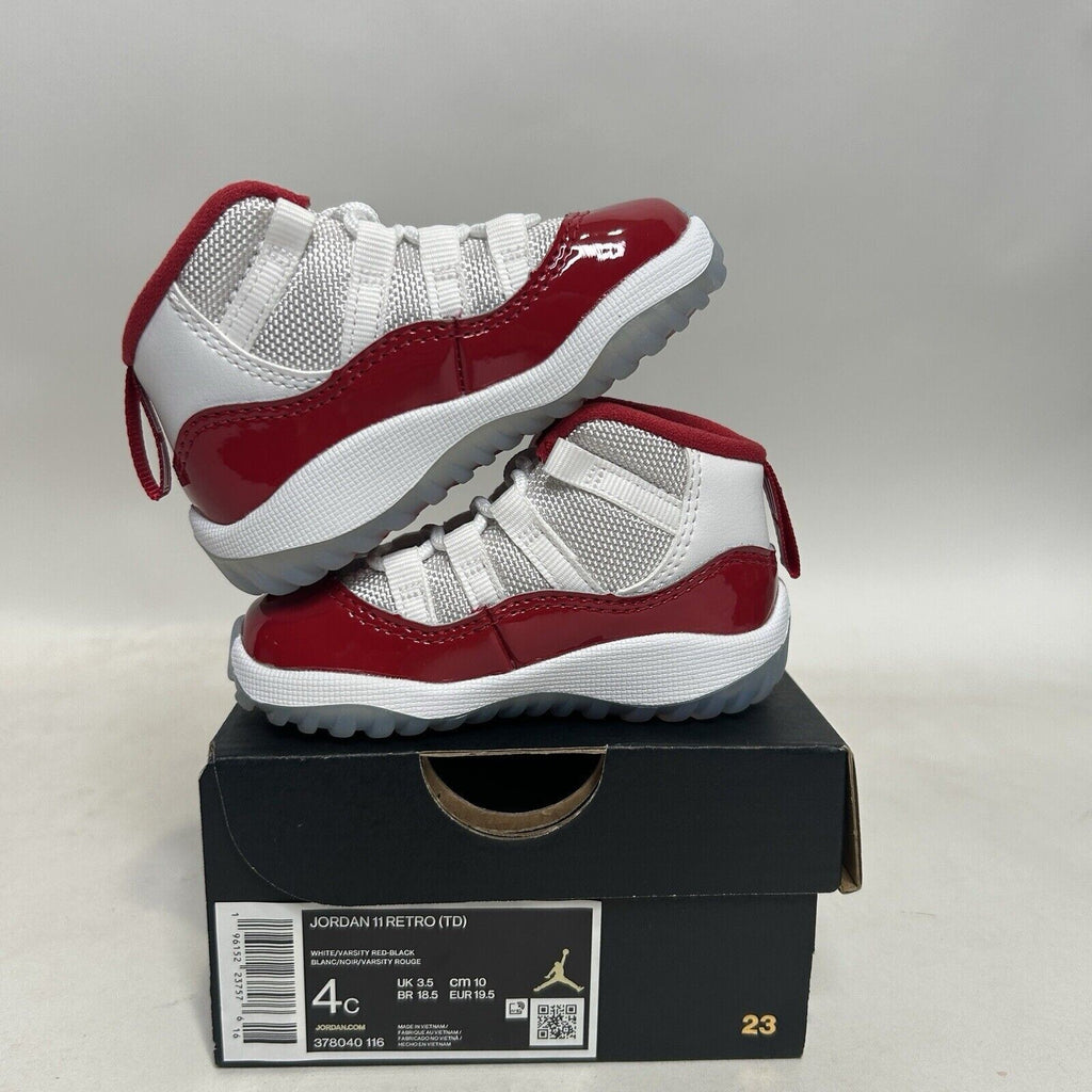 Nike Air Jordan 11 Retro TD “Cherry Red White” 2024