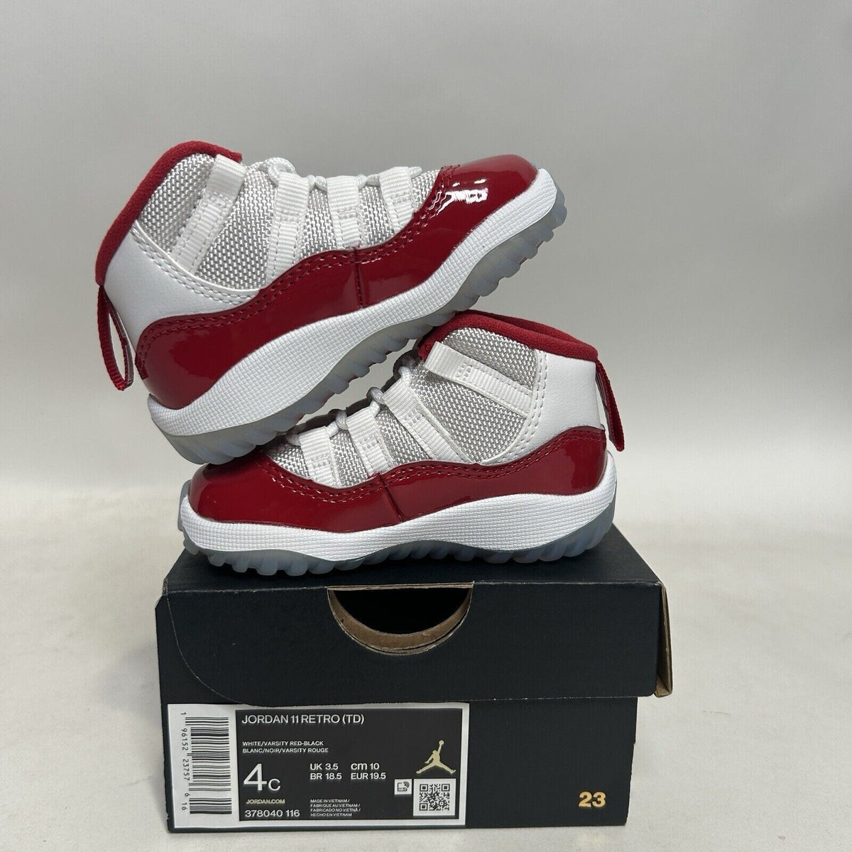 Nike Air Jordan 11 Retro TD “Cherry Red White” 2024