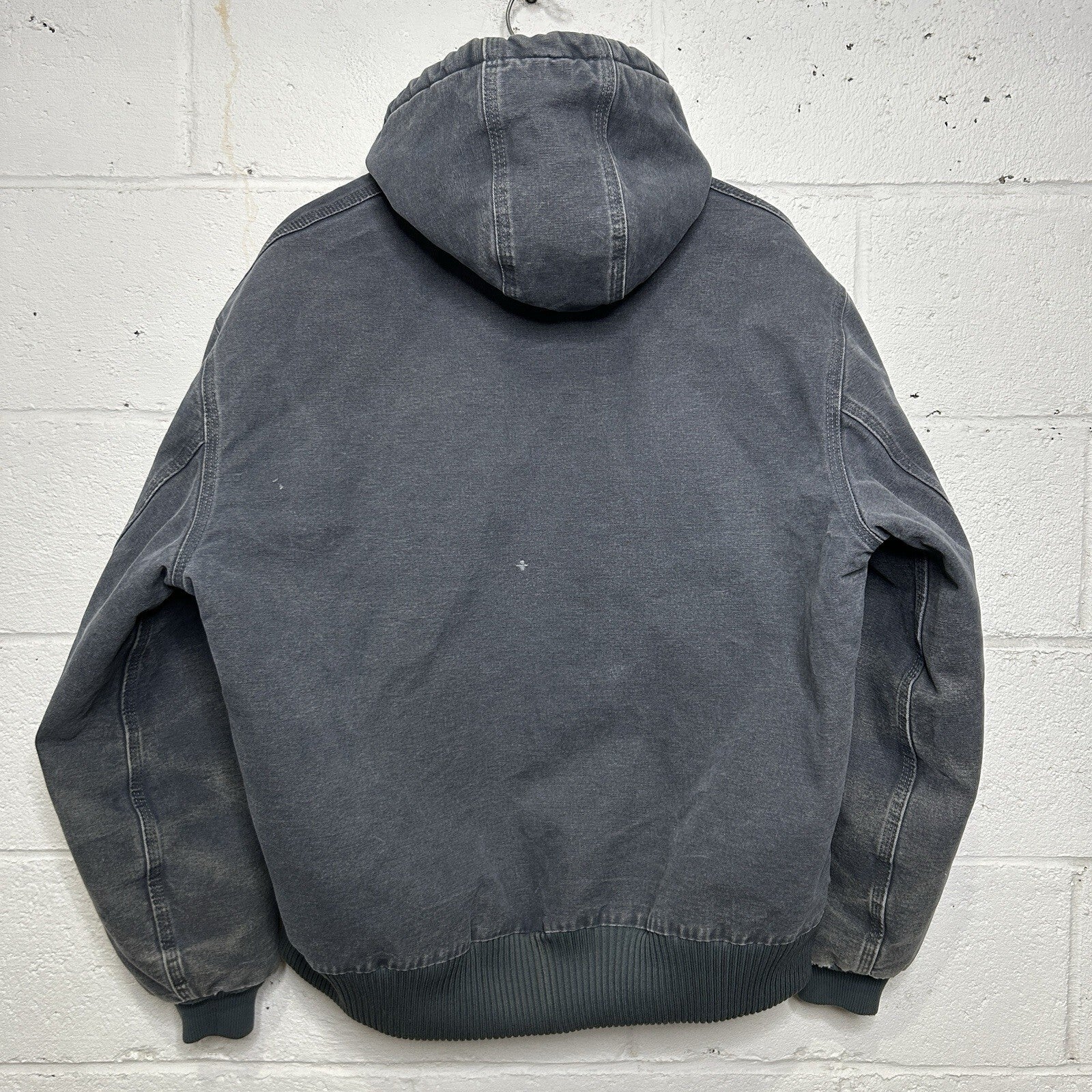 Y2K Carhartt Quilted Sandstone Active Jacket “Storm Blue” J130 STM Men’s Large