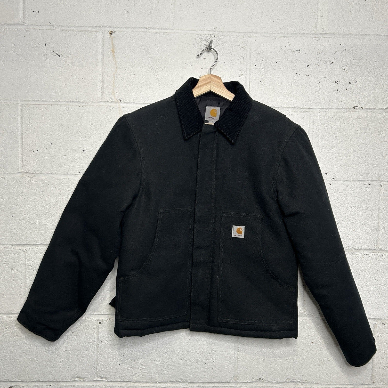 Y2K Carhartt Quilt-Lined Artic Jacket “Black” J002 BLK Men’s Small New