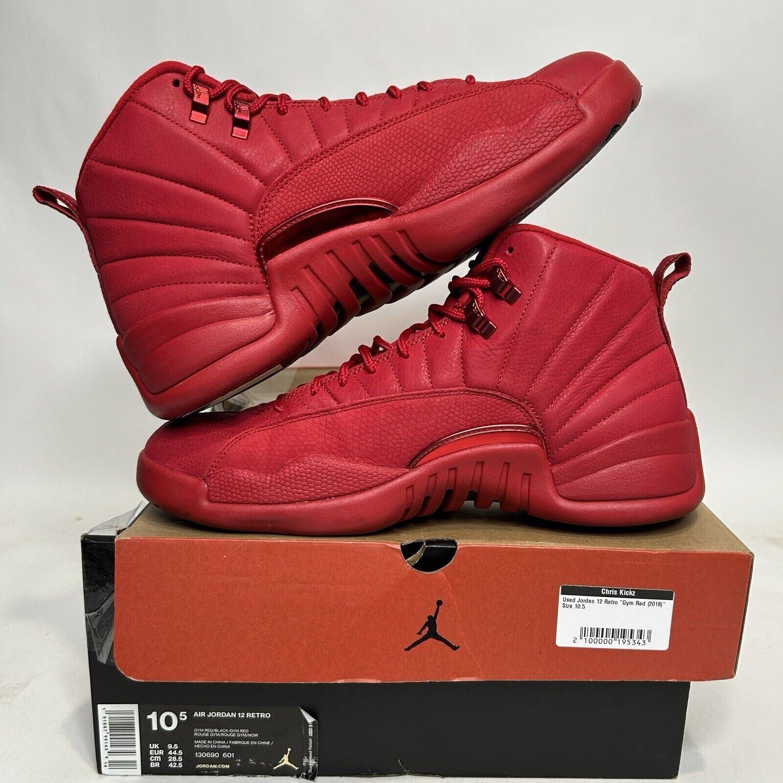 Nike Air Jordan 12 Retro OG “Gym Red/Triple Red” 2024