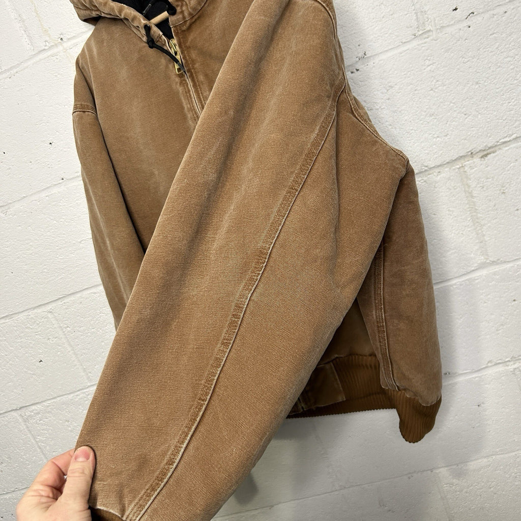 Carhartt Hooded Quilt-Lined Active Jacket “Brown” J130-211 Men’s X-Large