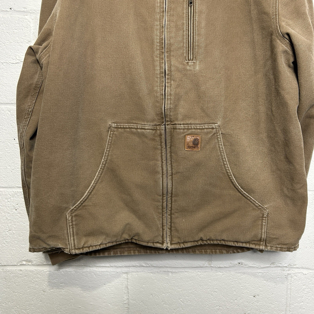 Vintage Carhartt Sandstone Sherpa-Lined Muskegon “Frontier Brown” 100112-903