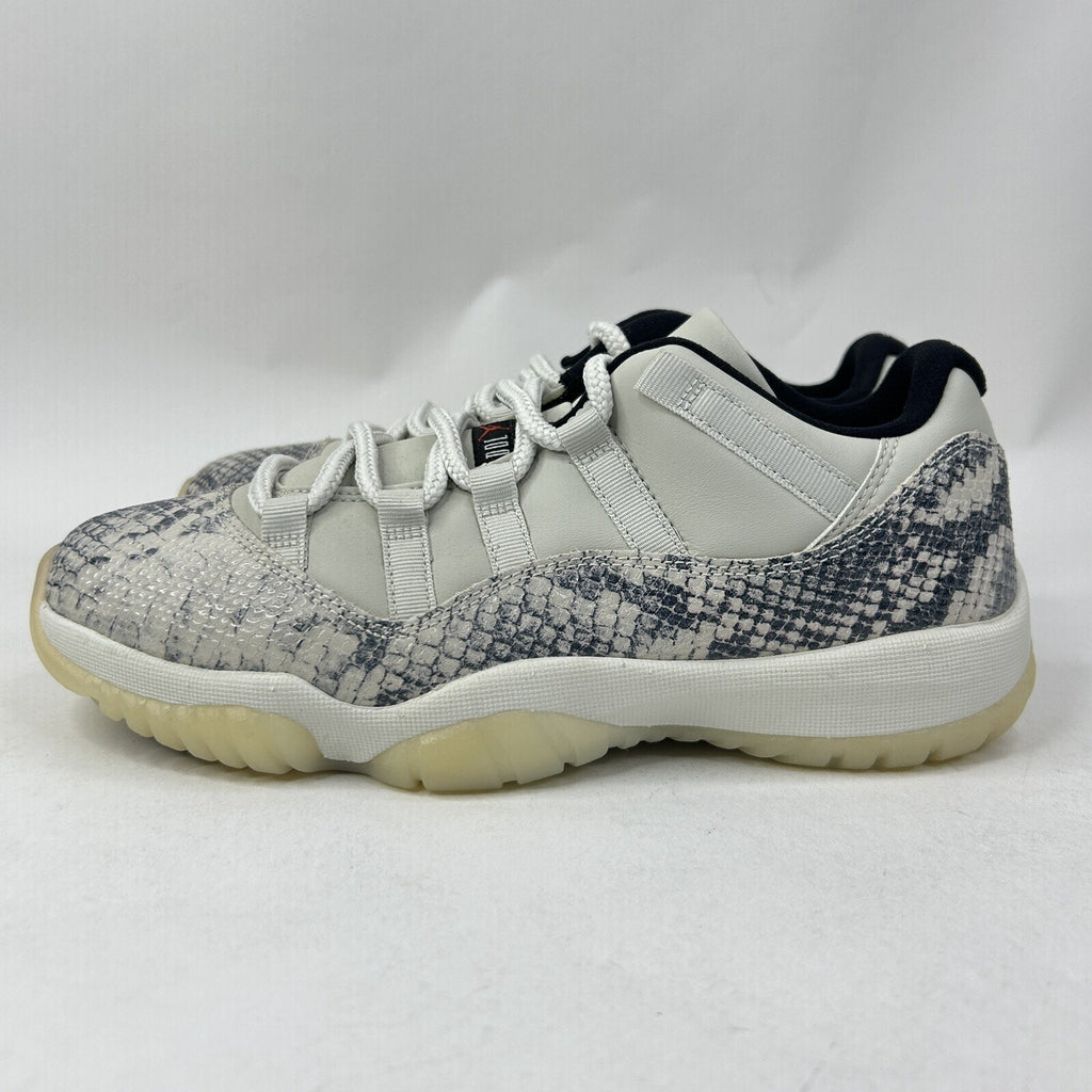 Nike Air Jordan 11 Low Retro “Light Bone Snakeskin” CD6846-002 Men’s 8 Worn