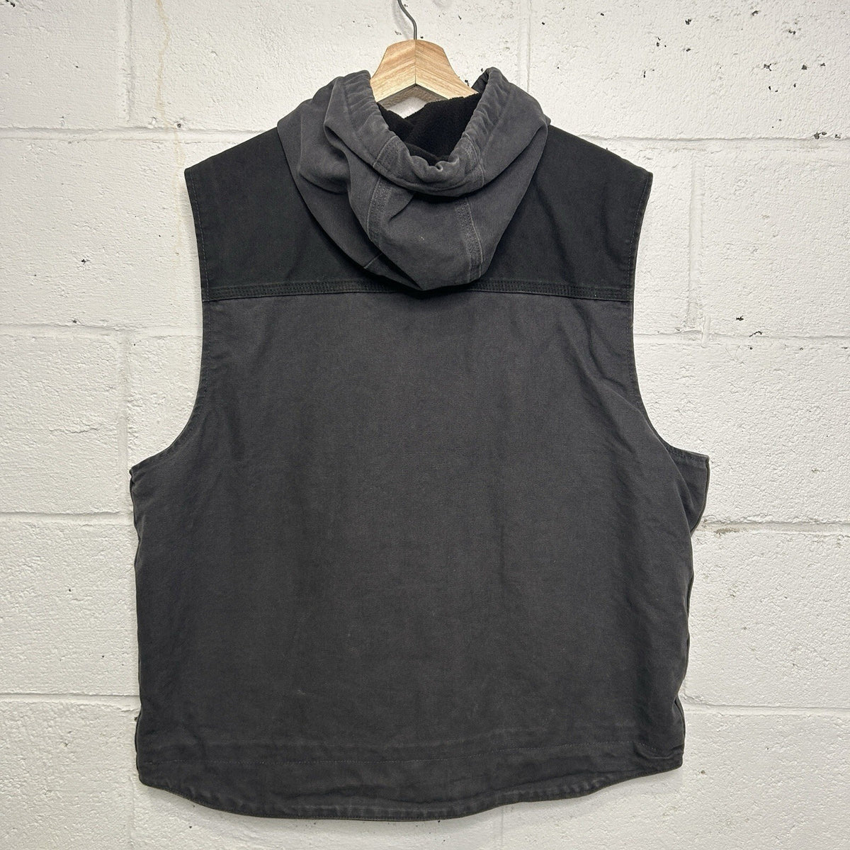 Carhartt Fleece-Lined Knoxville Hooded Vest “Shadow Grey”