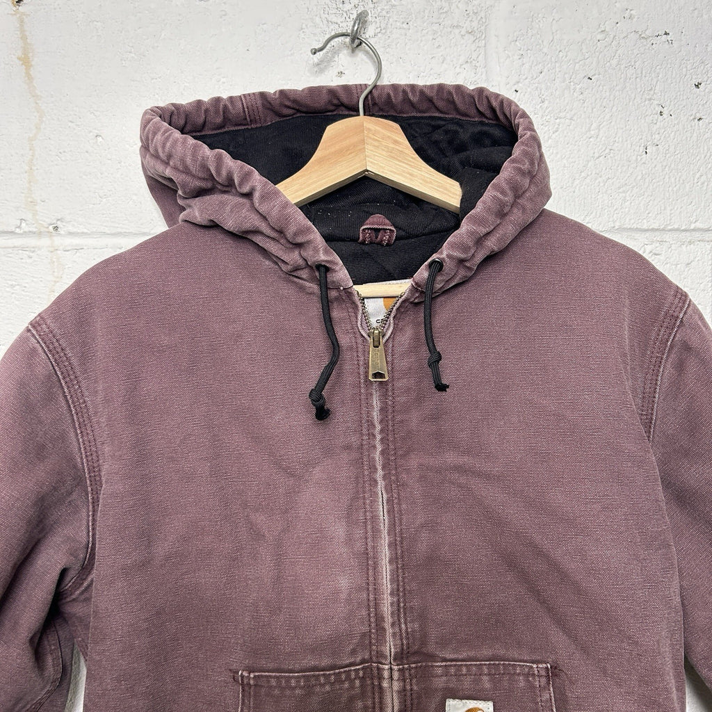 Vintage Carhartt Quilted Active Jacket “Deep Plum” WJ130 DPM Women’s Small
