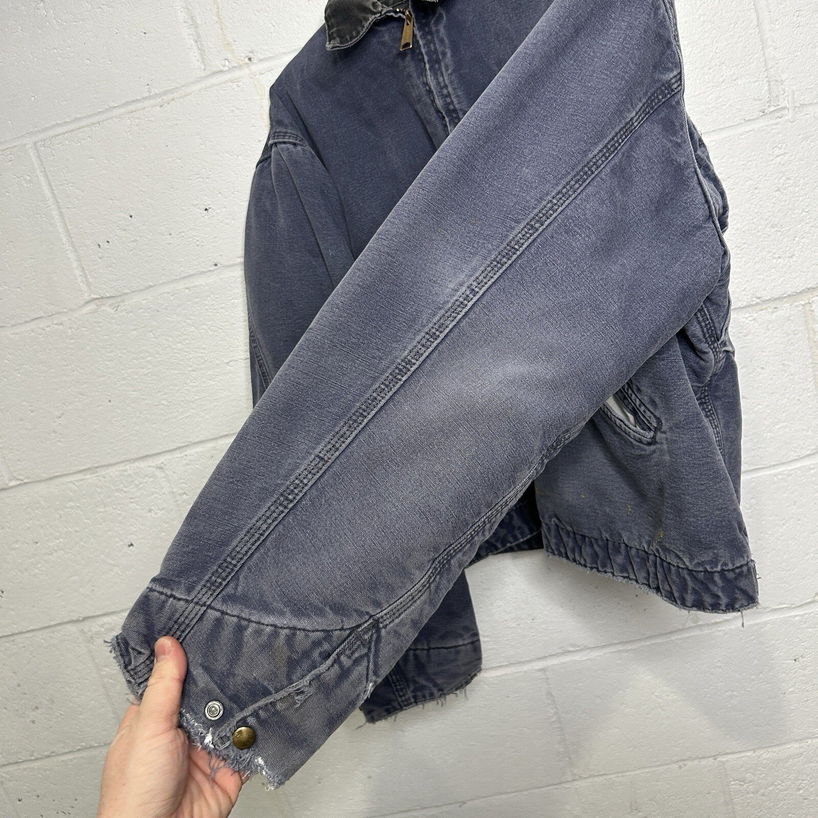 Vintage Carhartt Blanket-Lined Detroit Jacket “Petrol” J64 PTL Men’s X-Large