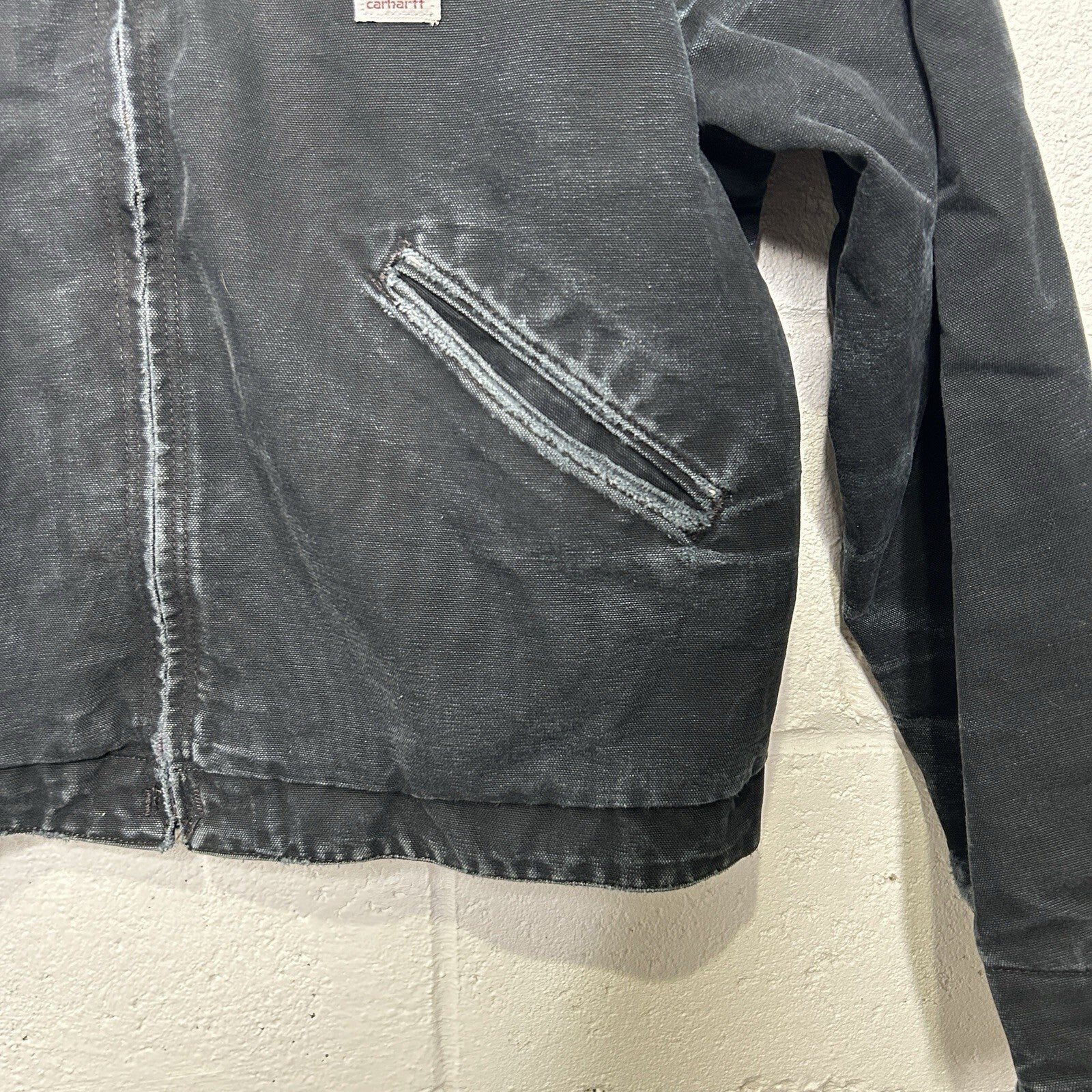 Vintage Carhartt Blanket-Lined Detroit Jacket “Black” Leupold J001 BLK Men’s L