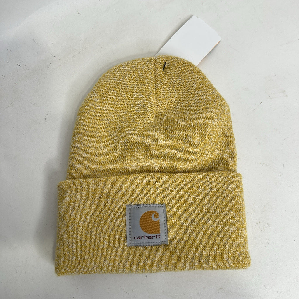 Carhartt Acrylic Knit Beanie Hat “Yellow Heather”One Size Fits All 14806 New
