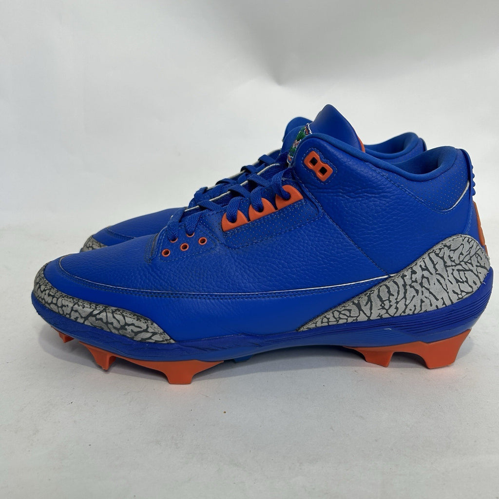 Nike Jordan 3 Retro PE Force Savage Football Cleats “Florida Gator” HF5573-408