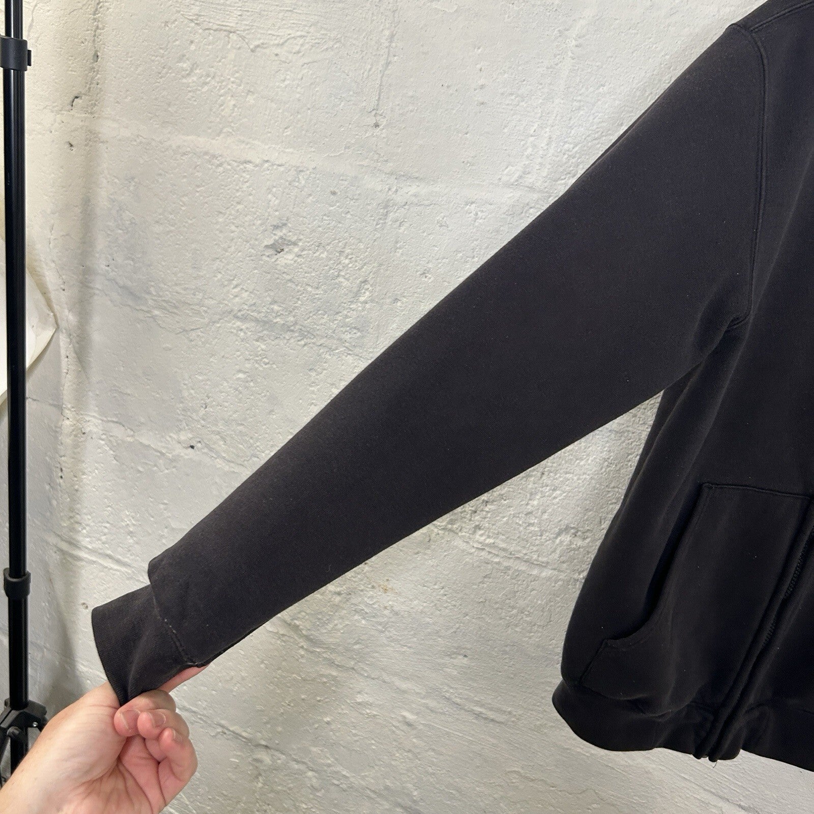 Vintage Carhartt Thermal-Lined Zip Hoodie “Black” Men’s Medium