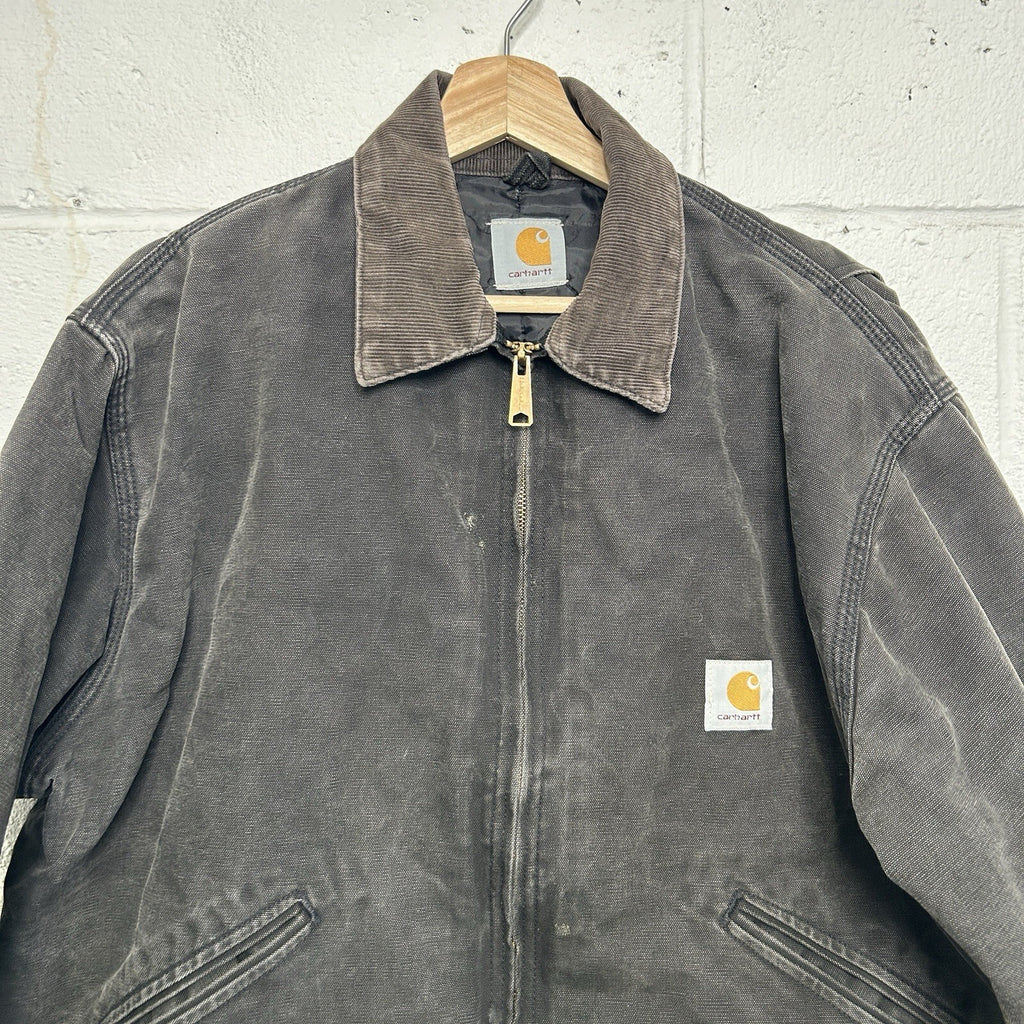 Vintage Carhartt Quilted Detroit Jacket “Black” J80 BLK Men’s X-Large