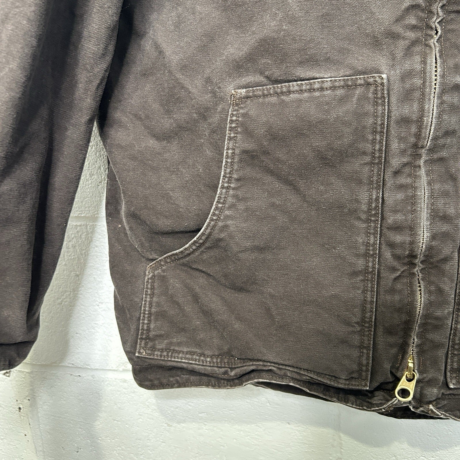 Vintage Carhartt Sherpa-Lined Ridge Jacket “Dark Brown” C61 DKB Men’s X-Large