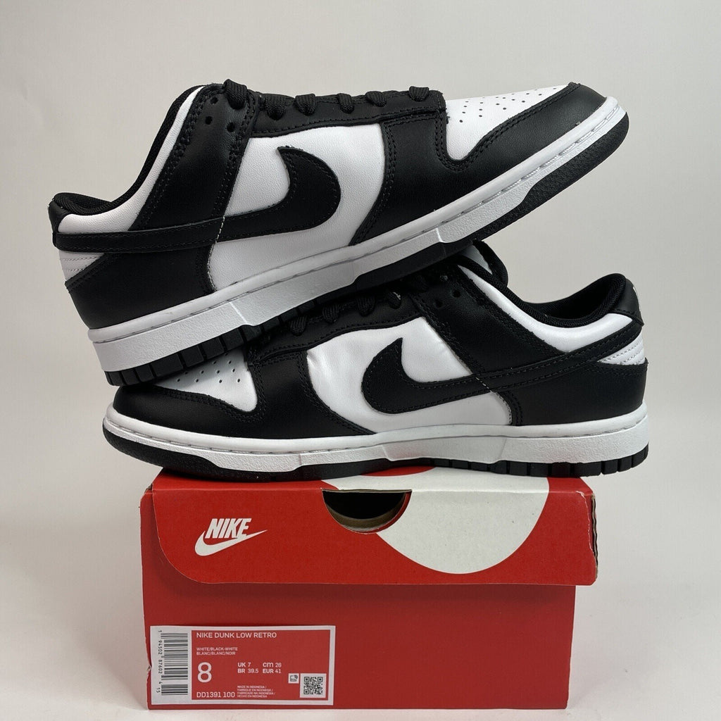 Nike Dunk Low Retro “Black White/Panda” DD1391-100 Men’s 8/Women’s 9.5 Brand New
