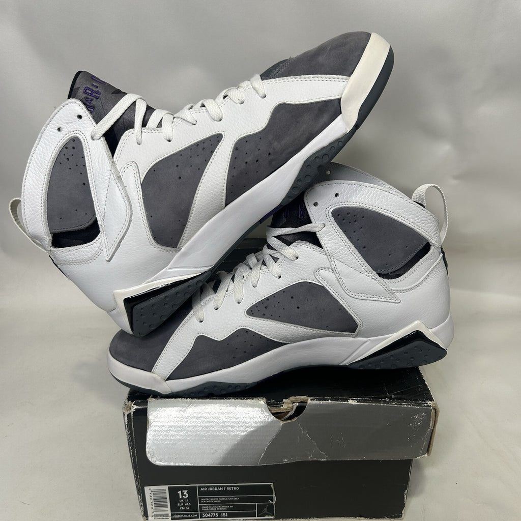 Nike Air Jordan 7 VII Retro “Flint Grey Purple” (2006) 304775-151 Men’s 13 Worn