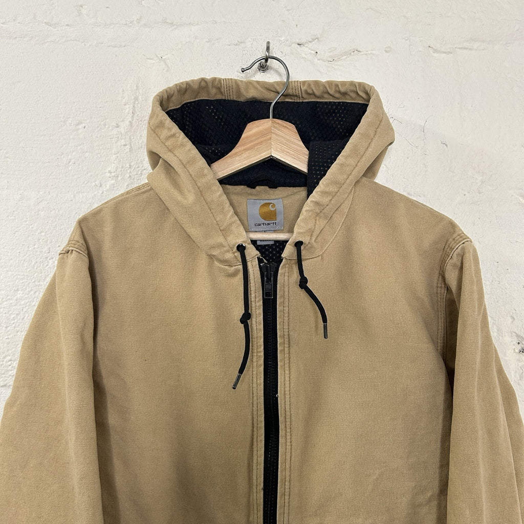 Y2K Carhartt Mesh-Lined Active Jacket “Worn Brown” J360 WNB Men’s Small