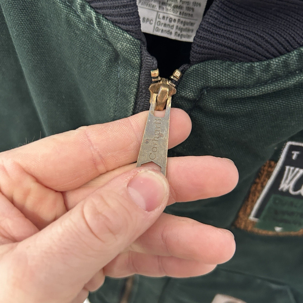 Vintage Carhartt Quilted Canvas Artic Vest “Spruce Green” V02 SPC Men’s Large