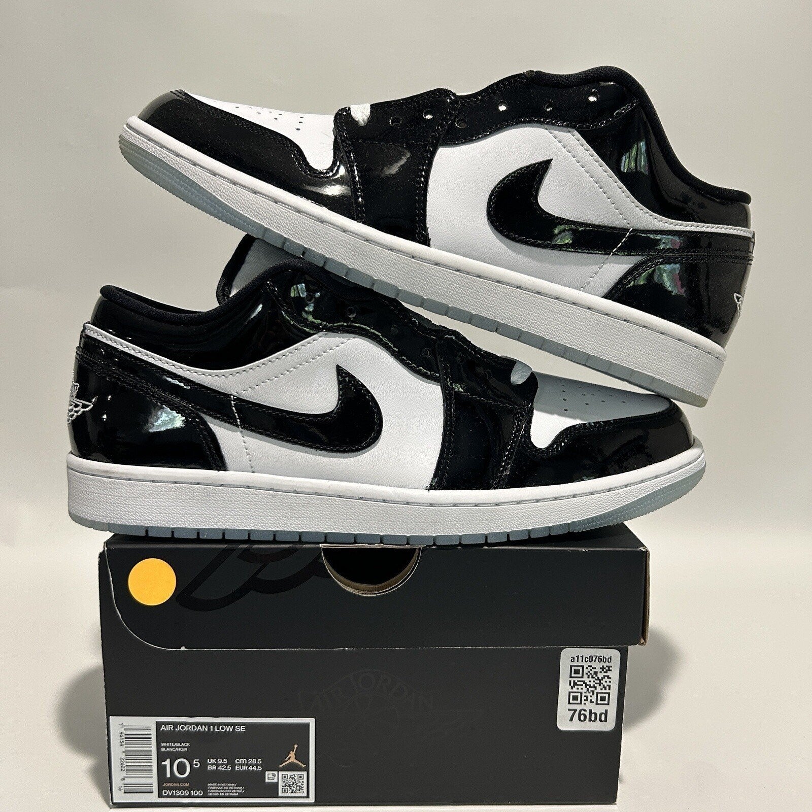 Nike Air Jordan 1 Low SE Retro “Concord/White Black” DV1309-100 Men’s 10.5 New