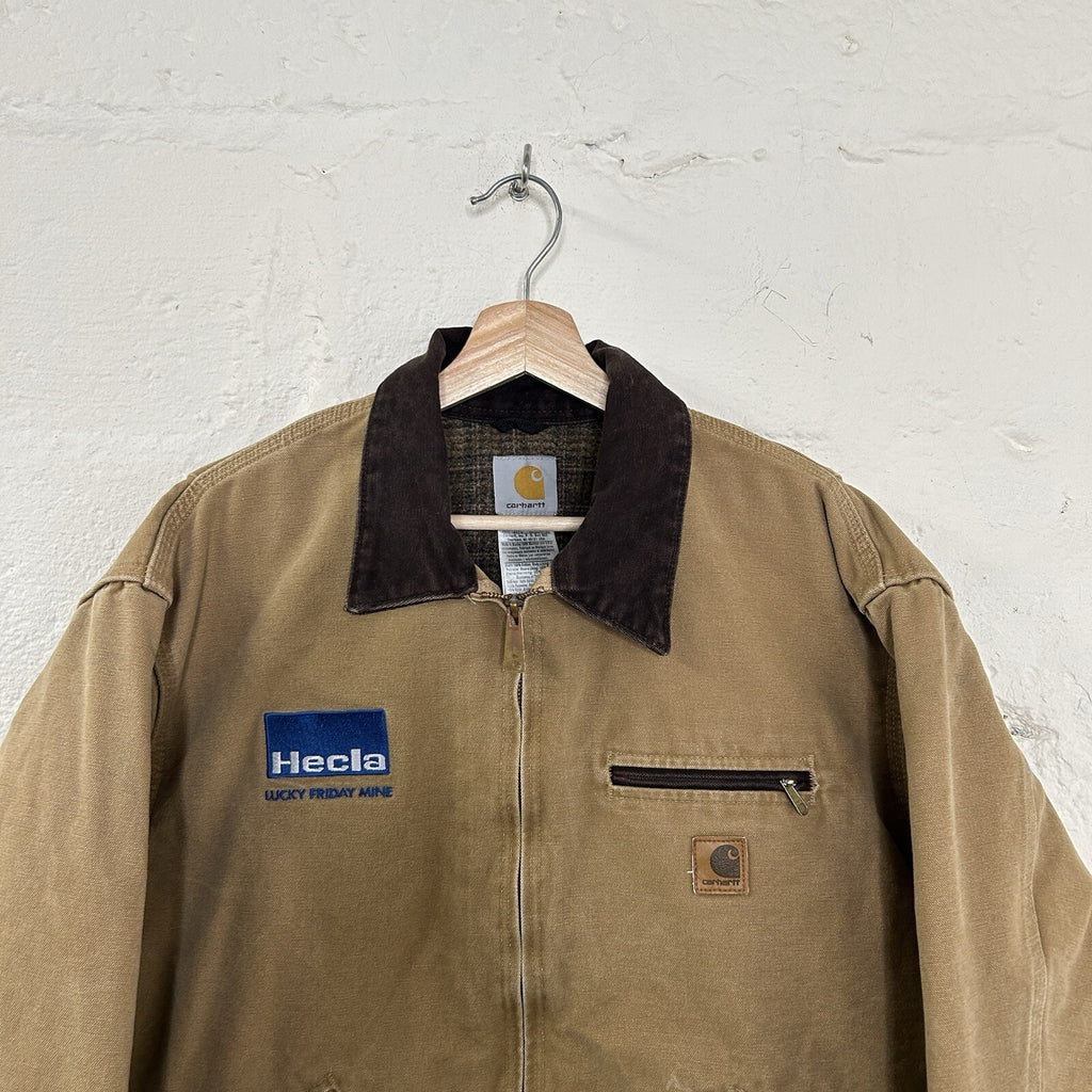 Vintage Carhartt Blanket-Lined Detroit Jacket “Camel” J97 CML Men’s X-Large
