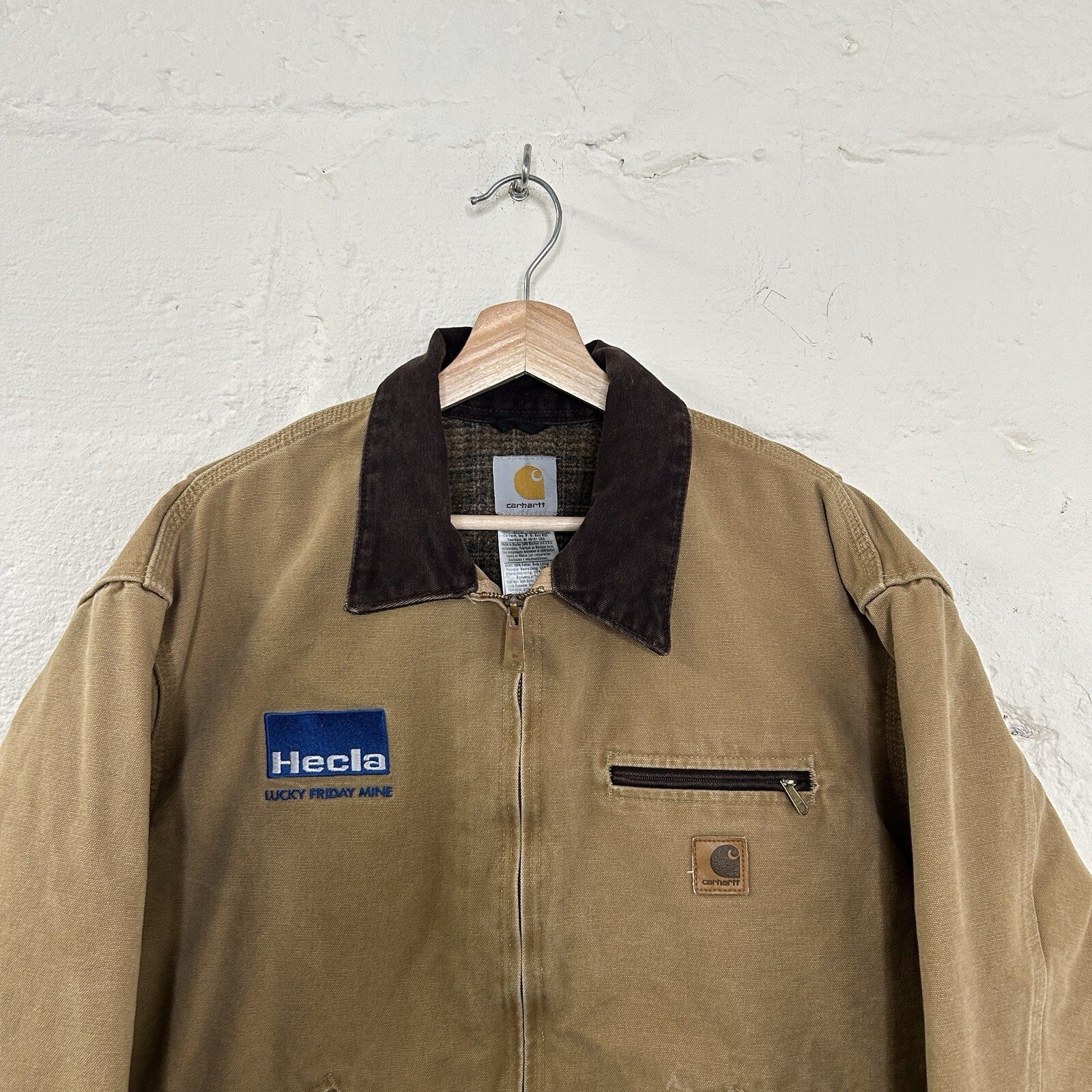 Vintage Carhartt Blanket-Lined Detroit Jacket “Camel” J97 CML Men’s X-Large