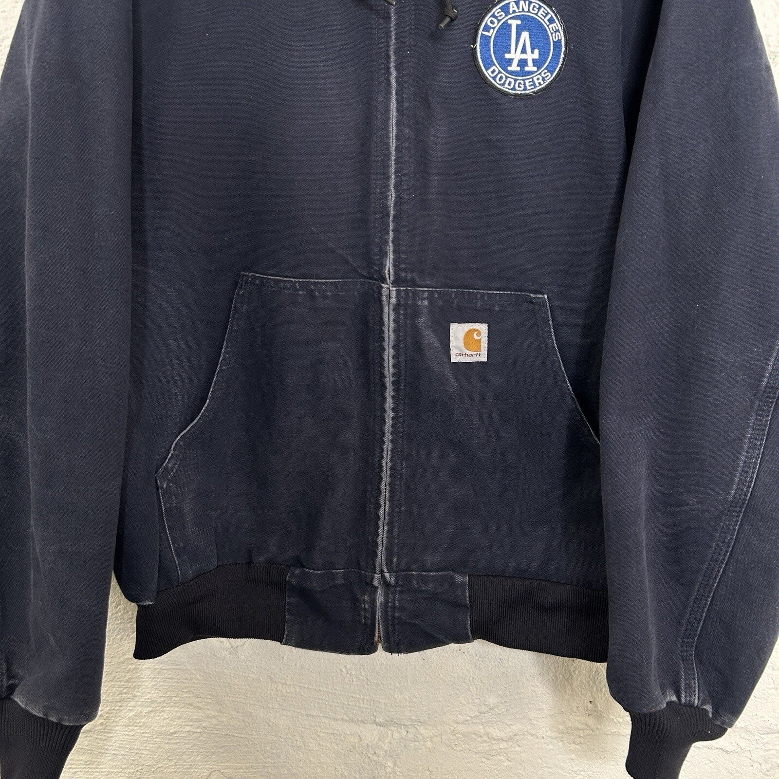 Carhartt X LA Dodgers Thermal Hooded Active Jacket “Navy” J131 DNY Men’s XL