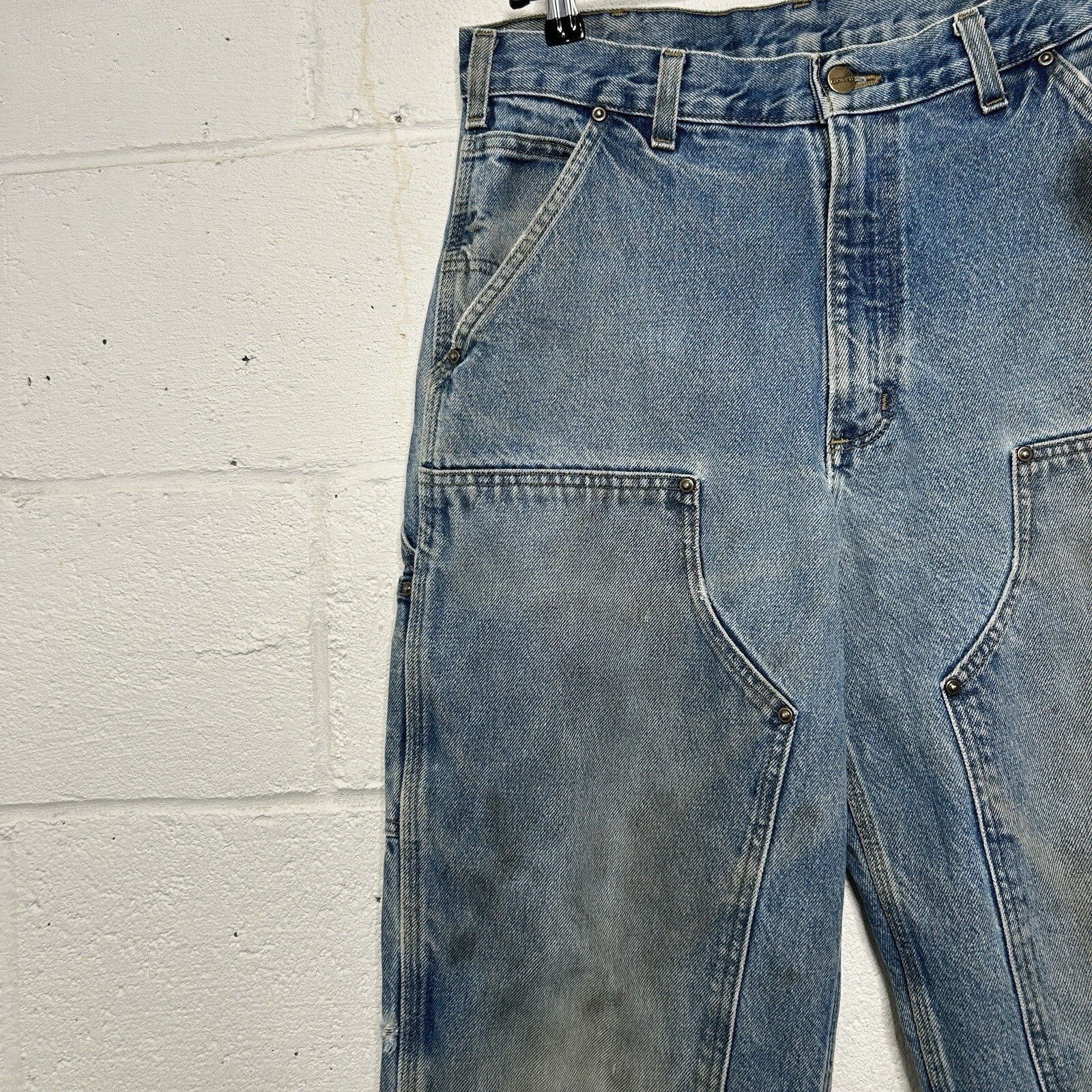 Vintage Carhartt Logger Denim DoubleKnee Pants “Darkstone”