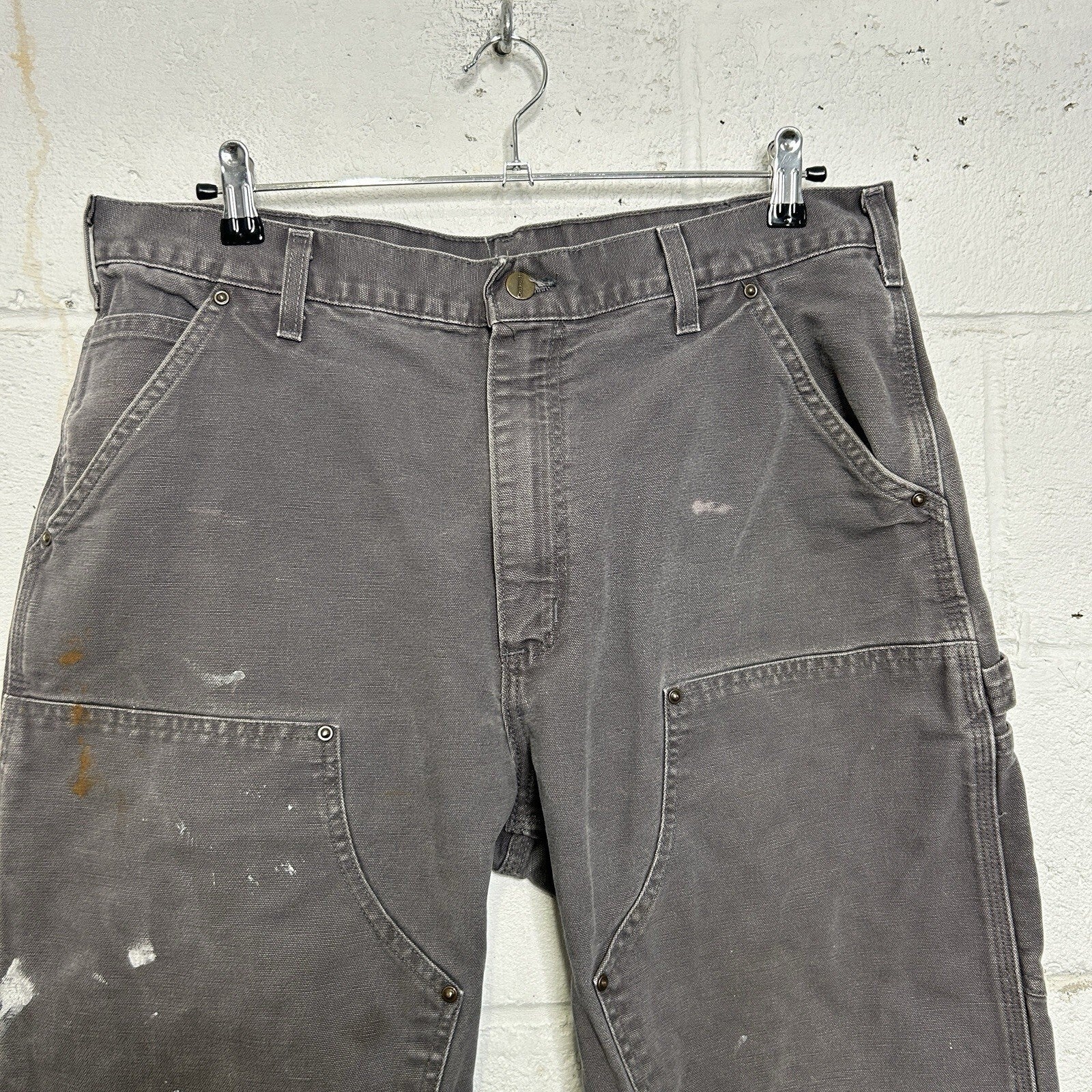 Vintage Carhartt Dungaree DoubleKnee Pants “Gravel Grey”
